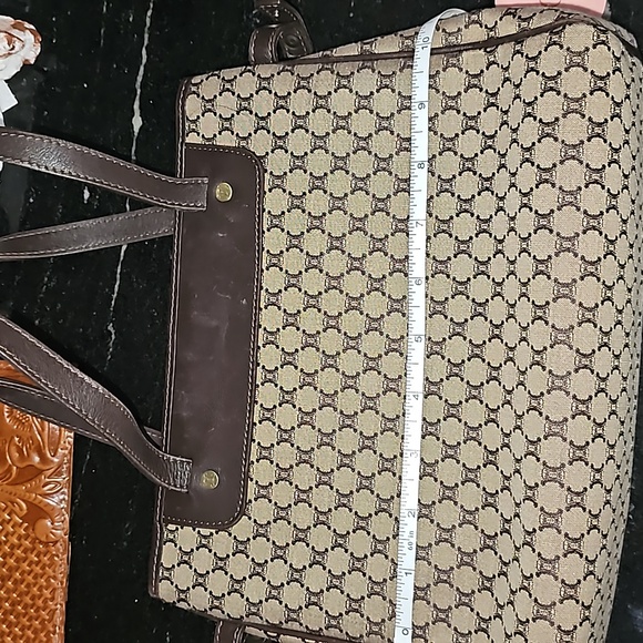 Celine Macadam Brown Tote Bag - Picture 7 of 8